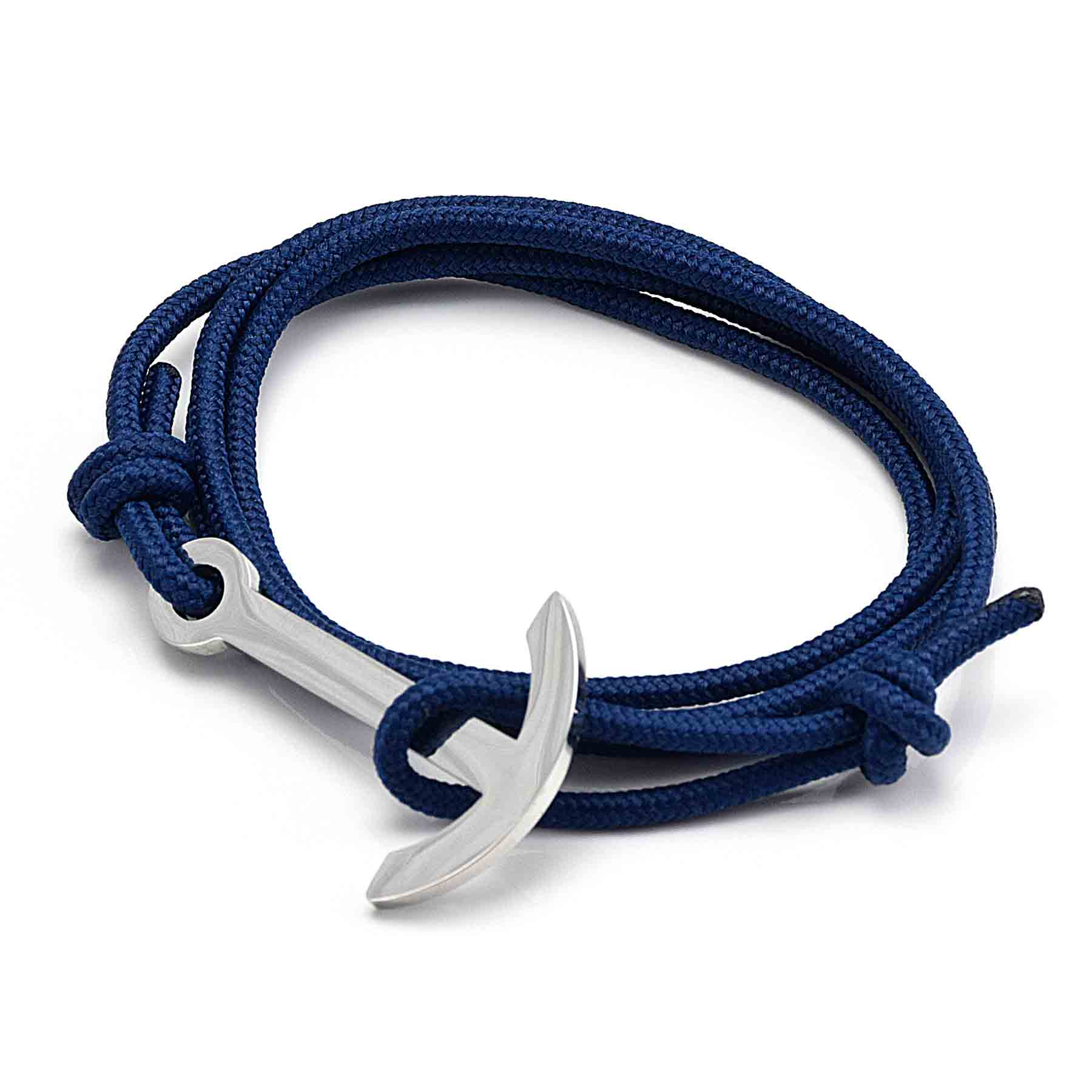 Generic bracelet homme (ancre marine) Bleu en argent 925 à prix pas cher